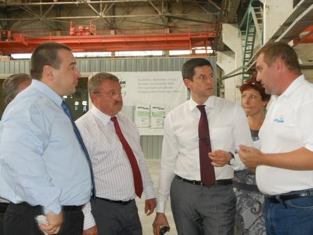 Фото На предприятиях Еманжелинского района побывал министр промышленности и природных ресурсов Егор Ковальчук