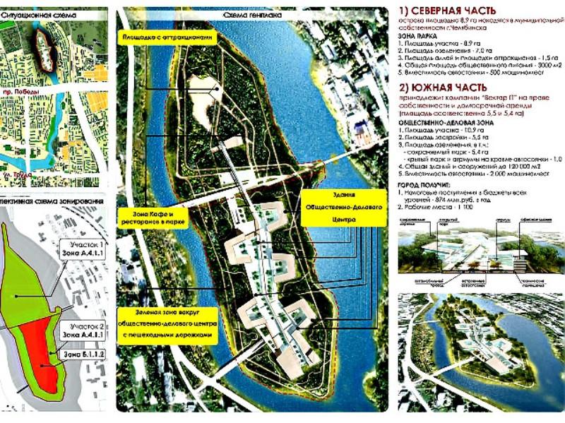 Фото В Челябинске обсудили проект застройки Заячьего острова: почему власть не хочет сотрудничать с бизнесменами