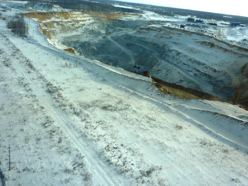 Фото Челябинской области грозит экологическая катастрофа. Березняковский карьер угрожает нефтепроводам