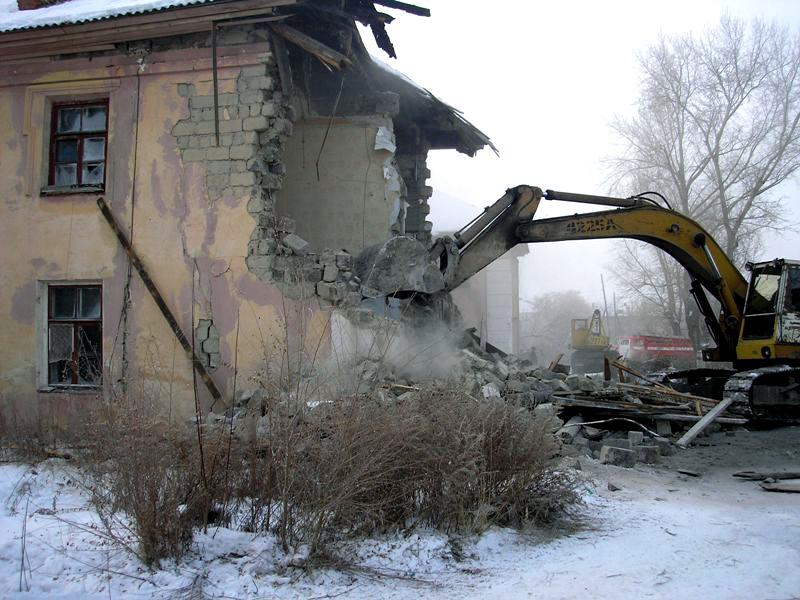 Фото «Путинский» дом пошел под снос (ВИДЕО)
