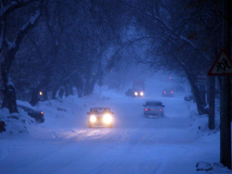 Фото В Челябинской области сильные снегопады и метели