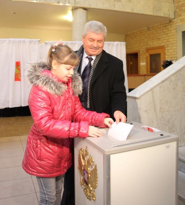 Фото Владимир Мякуш: Я голосую за будущее своих детей
