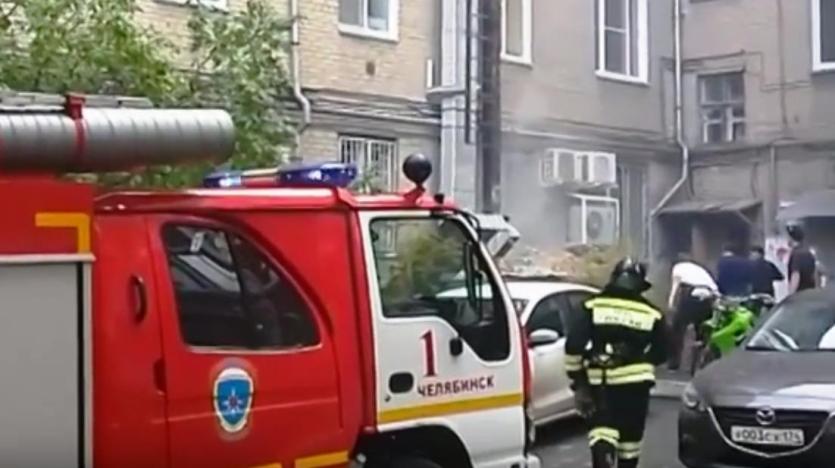 Фото Пожар в челябинском ресторане «Слон» попал на видео