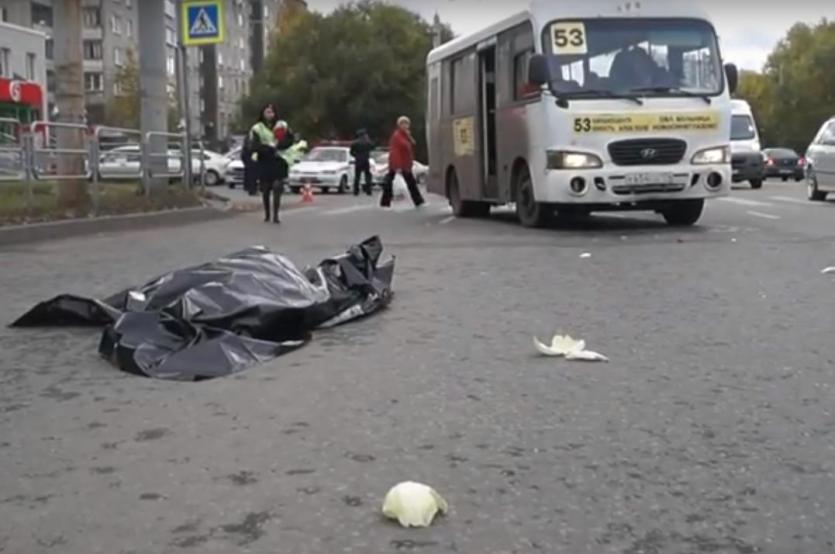 Фото В Челябинске маршрутка насмерть сбила пешехода