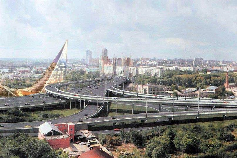 Фото Расчеты урбанистов: Новая развязка в центре Челябинска усилит выбросы 
