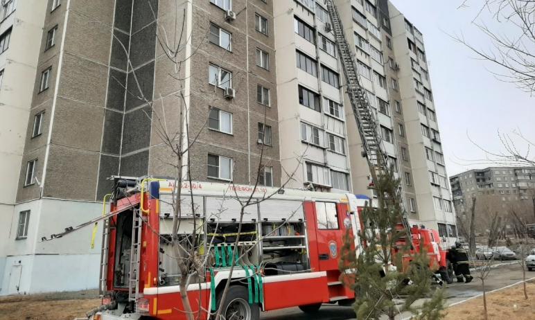 Фото В Челябинске из горящей квартиры эвакуировали женщину и ребенка
