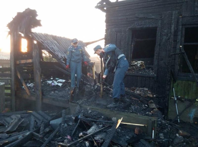 Фото Четыре ребенка погибли в ночном пожаре в Пластовском районе