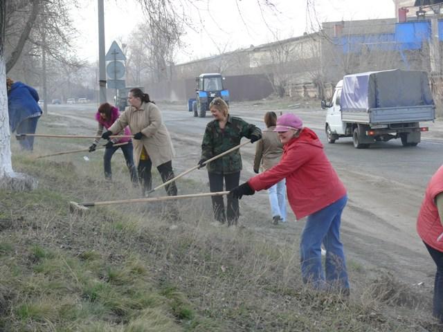 Фото Южноуральская ГРЭС день рождения встретила субботником