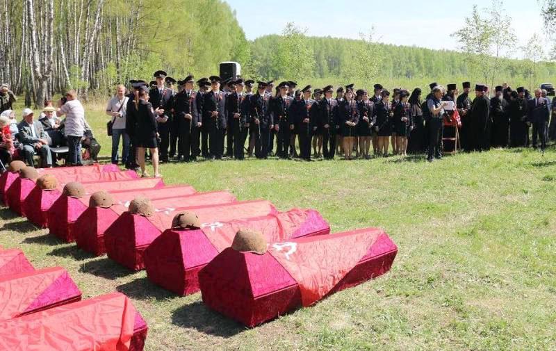 Фото В Орловской области перезахоронили останки южноуральца-красноармейца