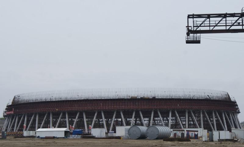Фото На Троицкой ГРЭС приступили к бетонированию ствола башенной градирни строящегося энергоблока №10