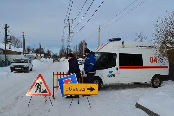 Фото «Челябинскгоргаз» восстановил газопровод в поселке Локомотивный