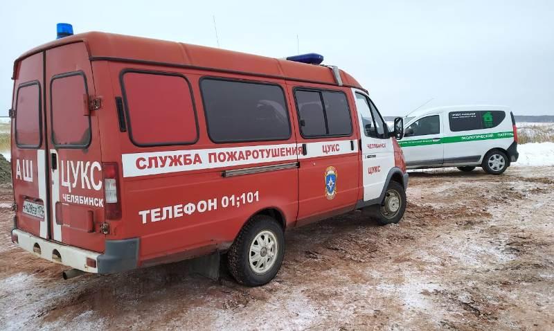 Фото Ситуация с пожарами на озере Курочкино значительно улучшилась