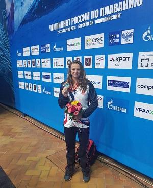 Фото Спортсменка из Челябинска выиграла чемпионат России по плаванию