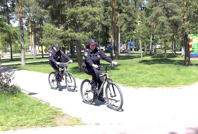 Фото В Челябинске появились велополицейские