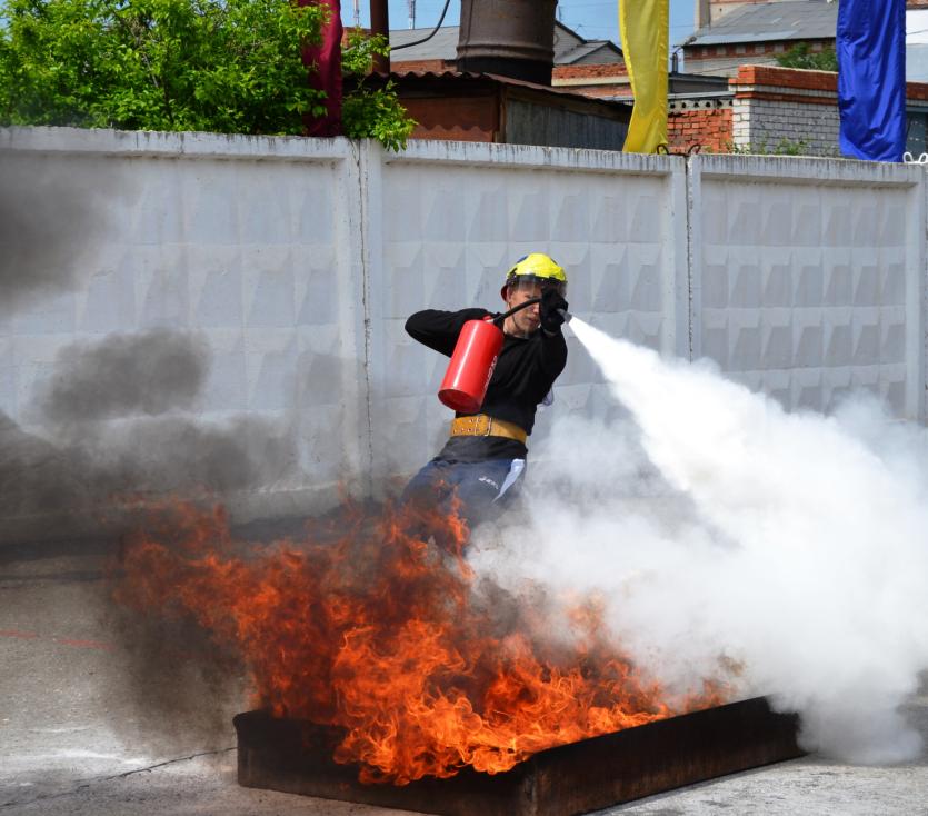 Фото В Троицке прошли  первые соревнования областной противопожарной службы по ППС