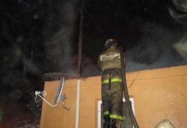 Фото В Челябинской области почти пять часов тушили пожар на строящемся объекте ГОКа