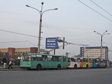 Фото Закрытие движения троллейбусов на проспекте Ленина продлено