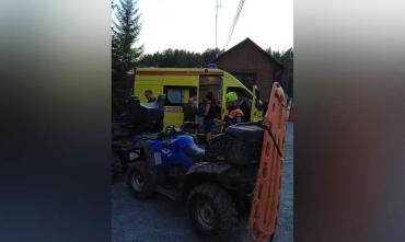 Фото На Таганае сорвавшимся с горы камнем травмирована шестилетняя девочка