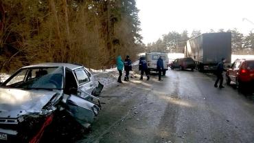 Фото Мать с дочерью пострадали в ДТП под Троицком