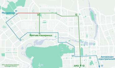 Фото В Челябинске в выходные троллейбусы №12 и 17 изменят свои маршруты