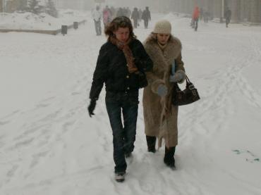 Фото Никола Зимний. На Южном Урале Северный циклон