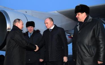 Фото Владимир Путин прибыл на ЧТПЗ