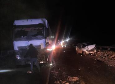 Фото На трассе в Усть-Катаве произошло два ДТП с участием шести автомобилей