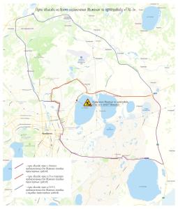 Фото В Челябинске разработали схему объезда Бродокалмакского тракта