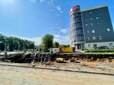 Фото В Тракторозаводском районе Челябинска меняют магистральный коллектор