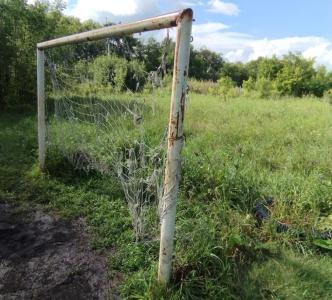 Фото Дети деревни Сосновского района вынуждены играть на забытом футбольном поле