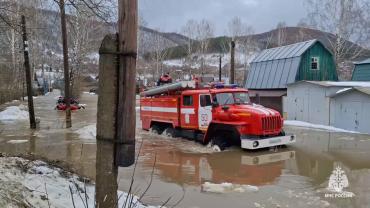 Фото Затоплены огороды и жилые дома: паводок в Аше набирает обороты