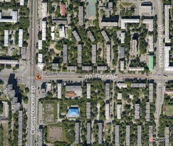 Фото В Челябинске частично ограничат движение на перекрёстке проспектов Победы и Свердловского