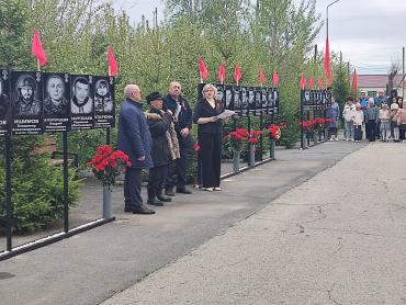 Фото В селе Фершампенуаз открылась Аллея Памяти
