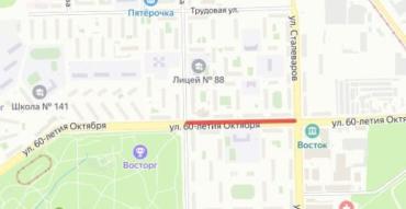 Фото В Челябинске закроют улицу 60-летия Октября, транспорт изменит маршруты