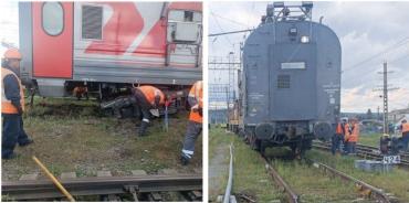 Фото В Челябинской области сошел с рельсов железнодорожный вагон (ВИДЕО)