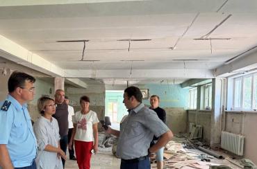 Фото Капремонт в пищеблоке магнитогорской школы контролирует прокуратура