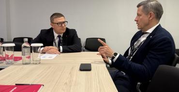 Фото Алексей Текслер провел встречу с председателем правительства ЛНР 
