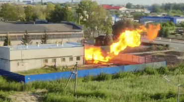Фото В Кургане пожарные ликвидируют возгорание на газораспределительной подстанции