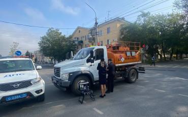 Фото В Миассе ГАИ задержала угонщика автоцистерны