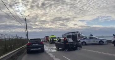 Фото В Челябинске по ДТП на плотине Шершневского водохранилища возбуждено уголовное дело