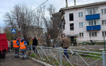 Фото ЧП под Тулой: взрыв газа привёл к частичному обрушению дома