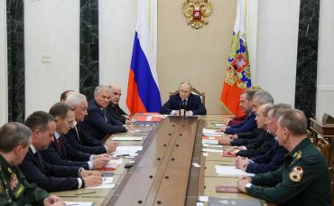 Фото Совещание Совбеза: реакция Путина на планы США по ядерным испытаниям