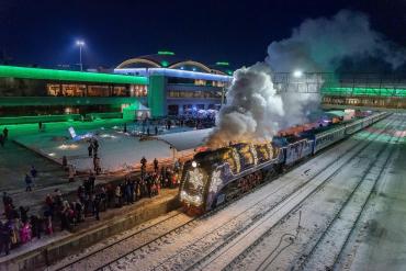 Фото В Челябинск в субботу прибудет Поезд Деда Мороза