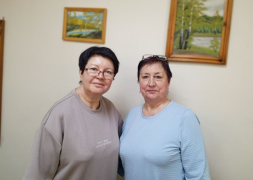 Фото Надежда Птицына и Ирина Малинина: Мы дорожим тем, что мы - коллеги!