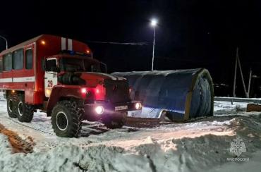 Фото Пункты обогрева развернуты на трассах Южного Урала в период сильных морозов