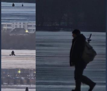 Фото «Азарт превосходит инстинкт самосохранения» — мэр Челябинска о рыбаках на тающем льду