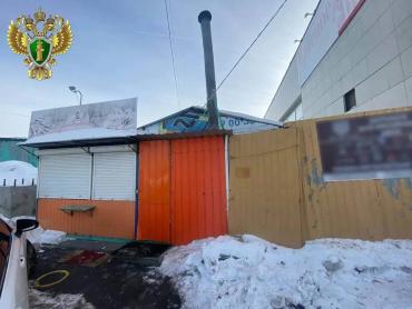 Фото В Челябинске убрали незаконный киоск после вмешательства прокуратуры