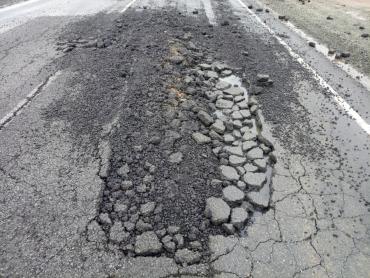 Фото И снова здравствуйте! В Уйском округе опять вздыбилась дорога