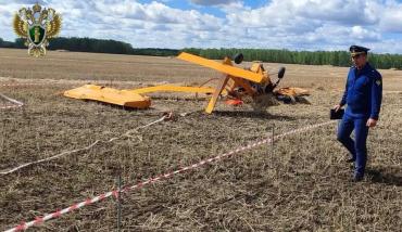 Фото В Омской области при крушении самолета «Аэропракт-22» погибли два человека