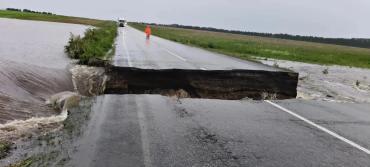 Фото По факту подмыва дороги Миасс -Учалы прокуратура организовала проверку